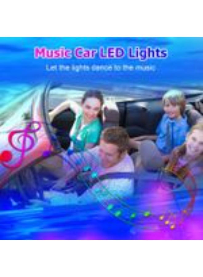 Dreamcolor Acrylic Interior Car Lights, Car Accessories 18 in 1 Car LED Strip Lights with APP Control and 213 Modes, 175 inches 593 LEDs Fiber Optic Lights, RGB Neon Car Lighting - Image 3